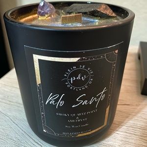Palo Santo Smoky Quartz Candle - 10 oz